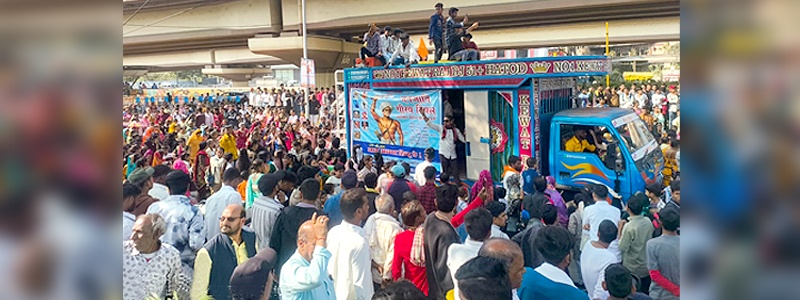 जनजाति रंग में रंगा इंदौर, धूमधाम से मनाई भगवान बिरसा की १५०वीं जयंती